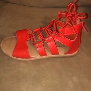 Girls sandals size 1